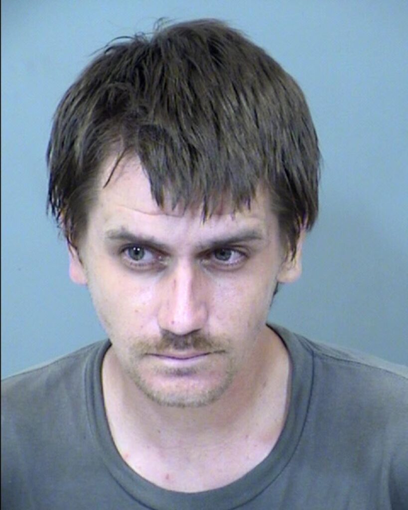 Brett Mahoney Mugshot, 2022.
