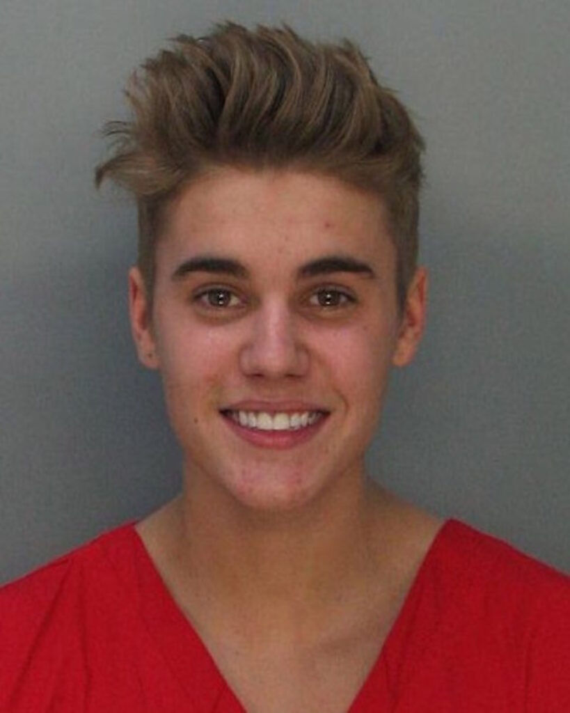 Justin Bieber Mugshot, January 2014