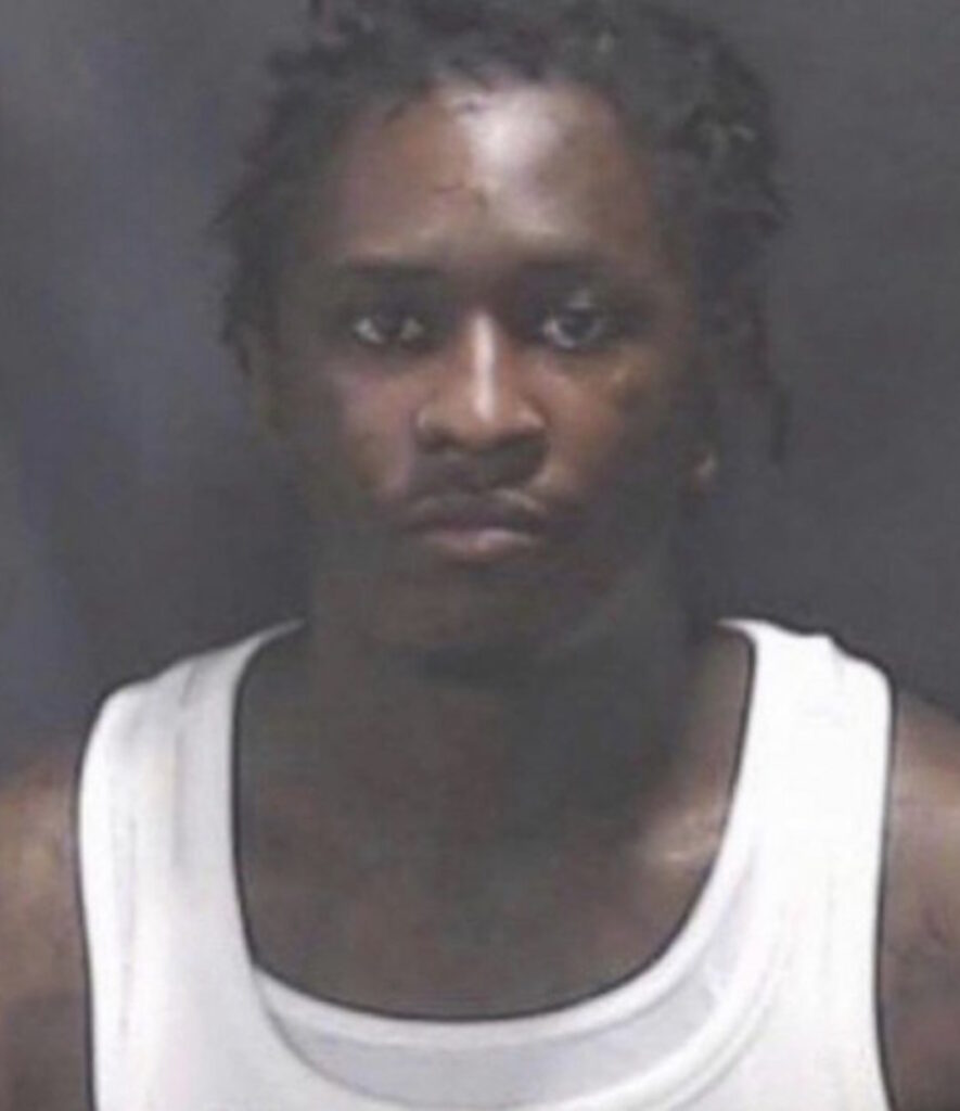 Young Thug Mugshot, 2022